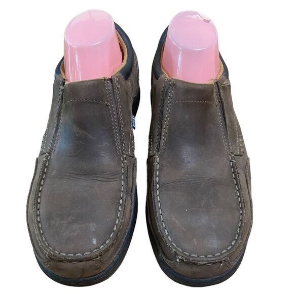 Timberland Pro Men’s Sz 9-Brown Branston ESD Alloy Safety Toe Shoes 91694 - Picture 2 of 9